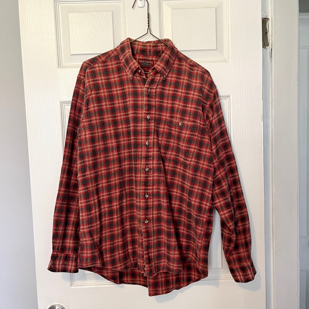 Vintage High Sierra red flannel shirt